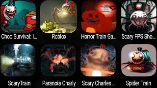 Horror Train Games,Scary Charles Train,Scary FPS Shooting Game,Choo Survival: Impostor Shoot