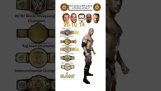 Chris Jericho vs RVD vs Sting vs The Rock vs Triple H | titles compared | #WWE #Raw #SmackDown #nxt