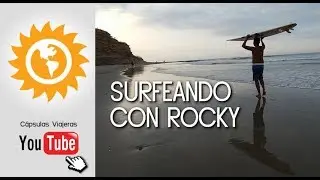 Surfeando con Rocky en las playas del norte de Per&uacute;