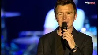 Rick Astley - Never gonna give you up LIVE - YOUFEST 2012