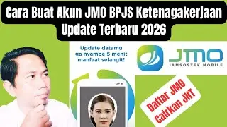 Cara Daftar JMO BPJS Ketenagakerjaan || Buat Akun JMO Untuk Cairkan JHT 100% Berhasil
