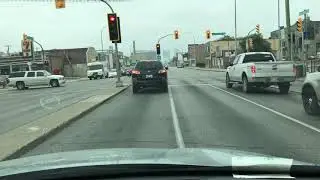 Winnipeg Drive.  Sargent Avenue to Main Street.  Manitoba, Canada