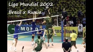 Liga Mundial 2002 (Final) - Brasil x R&uacute;ssia - V&ocirc;lei Masculino