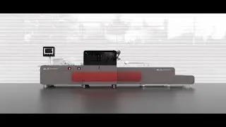 ZKT-700 High speed window Patching Machine ：Max Speed 31000pcs/h show in Exhibition