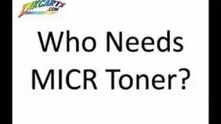 MICR Toner - Secure Check Printing