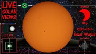 🌞See the Sun through my telescope Live! 🌞| Solar Watch 2025-03-11