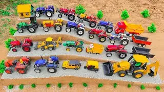 Mini tractor trolley parking video | tractor jcb video | jcb video | gadi | jcb cartoon 