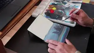 Tonroto Sketchbook 风景速写本1 多伦多Woodbine Beach