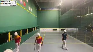 Championnat d&rsquo;Europe Trinquet 2&deg; demi finale Paleta Cuir 1080p 60fps H264 128kbit AAC