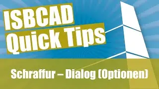 ISBCAD Quick Tip &ndash; Schraffur &ndash; Dialog (Optionen)