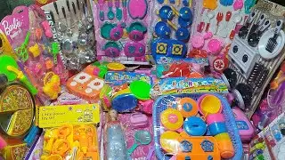 4 minutes satisfying with unboxing cute pink cooking playsets | Asmr toys
