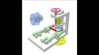 Automatic clamp using cone cam