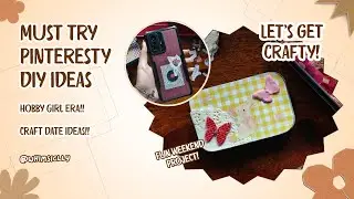 Craft ideas for hobby girls | 3 pinterest inspired craft ideas for when you're bored | @whimsiclly 