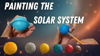 Painting Solar System Magnets | Space Activity for Kids
