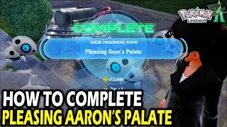 How to Complete Pleasing Aron's Palate on Pokemon Legends ZA (Side Mission 099)