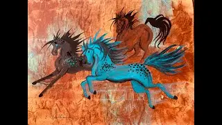 Wild Spirits Artwork Part 2 - Adding Horses to your Dynamic Background