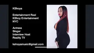 Acting Entertainment Reel for Past and Future Castings for talent KShoya
