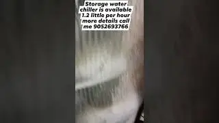 # storage 1000 liters cooling water chiller is available # 1 year warranty # 0 mentiones