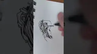 A thinking-free activity&hellip; #doodleart #inkdrawing #art #ink #pendrawing #doodle #doodles #quickdoodle