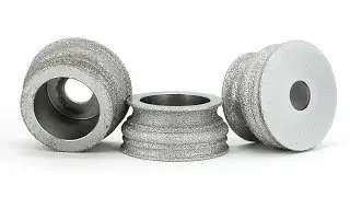 Brazing diamond grinding wheel for edge shaping