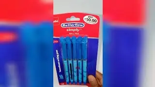 Cello Butterflow Simply Ball Pen |#shorts
