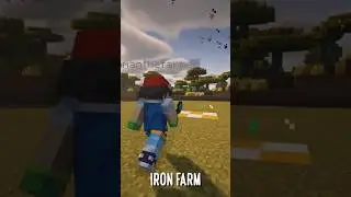 Easy Iron farm Minecraft Java 1.21 #shorts  #minecraftguide #minecrafthowto #minecrafttutorial