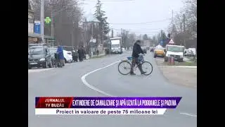 Extindere de canalizare si apa uzata la Pogoanele si Padina