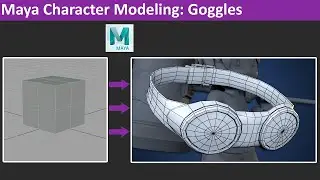 Maya Modeling Tutorial: Stylized Goggles