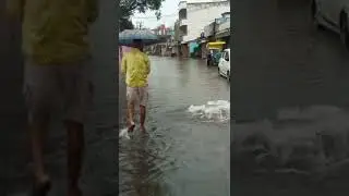vidisha Breaking news !! अगले 24 भारी बारिश की चेतावनी। डंडापूरा मै भराया पानी