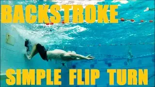 Backstroke simple flip turn | Nawr&oacute;t grzbiet - Jakub Jasiński