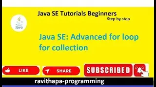 Java SE: Advanced for loop
