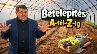 SZŐLŐ BETELEPIT&Eacute;SE A F&Oacute;LIAH&Aacute;ZBAN / MIT TEHET&Uuml;NK A BŐ TERM&Eacute;S EL&Eacute;R&Eacute;S&Eacute;HEZ / KIHAGYHATATLAN MŰVELETEK!!!