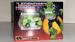 How to transform Newage legendary heroes H48G Daedalus. Third party legends transformers hauler