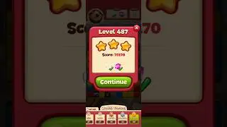 🚀 Toon Blast Level 487 &mdash; Final Hard Level 💥 Insane Victory!