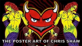 Paper, Ink and Rock and Roll - A History of Posters #3 - The Poster Art of Chris Shaw