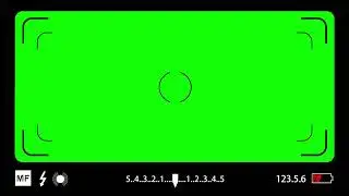 02 CAMERA VIEWFINDER GREEN SCREEN