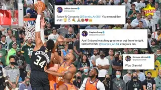 Giannis gets props from Jalen Rose, LeBron, Steph, KD and prescient Kobe Bryant circa 2019