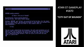 City Out Of Bounds (Atari ST / Gameplay #1670)