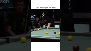 Sportsmanship at it&rsquo;s best! 🙏✅ Opponent claps after incredible poolshot 🙏🔥 #billiards #8ballpool