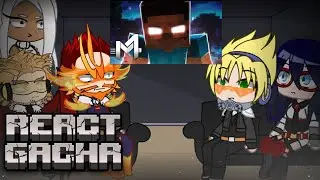 [Gacha nebula]heróis profissionais reagindo ao rap do Herobrine