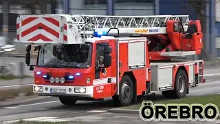 Fire Department responding with Engine and Ladder &Ouml;rebro [SE | 5.2021]