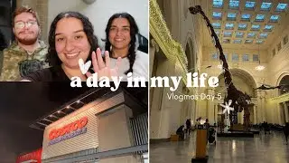 Vlogmas Day 5: Exploring the Field Museum Chicago and Costco Shopping Haul!