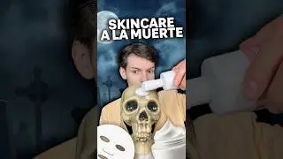 LE HAGO SKINCARE A LA MUERT3 - ASMR SKINCARE #asmr #shorts #asmrvideo #comedia #halloween