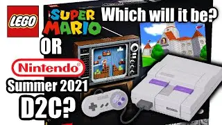 LEGO Nintendo Summer 2021 D2C? Is it a LEGO SNES or Peach's Castle!?