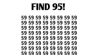 Find 95?? comment your answer #subscribe #iqtest