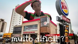 COMO É TRABALHAR NO DRIVE THRU DO BURGER KING