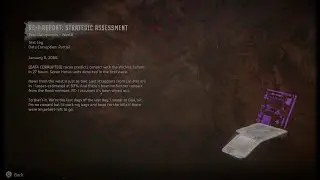 Horizon Forbidden West - Text Datapoint - World #5 RC-I Report: Strategic Assessment