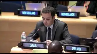 Amit Heumann, Israel's Legal Adviser addresses UN on the Rule of Law