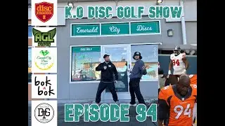 K.O Disc Golf Show Episode 94! pancakes or Waffles?! Battle of Seattle videos, Terrace Creek review!