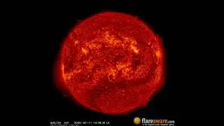 16 Feb - 17 Feb: 24 Hour Solar Activity (Earth Facing; Solar Storm, Sunspot, Solar Flare, CME)